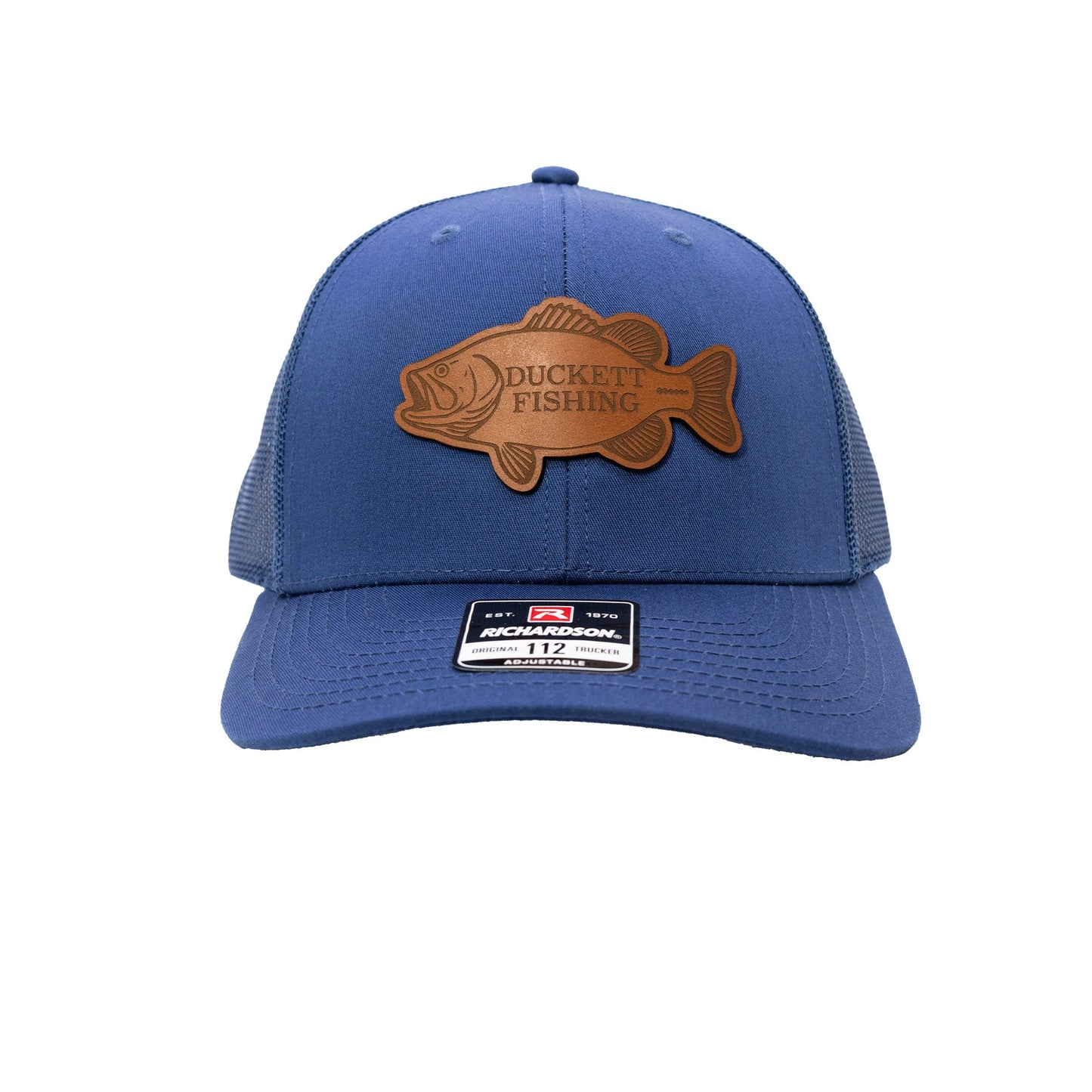 Duckett Bass Leather Patch Hat - Richardson 112