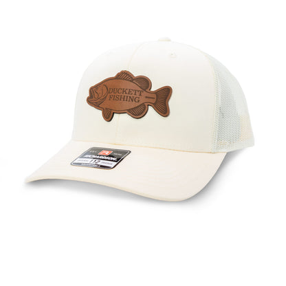 Duckett Bass Leather Patch Hat - Richardson 112