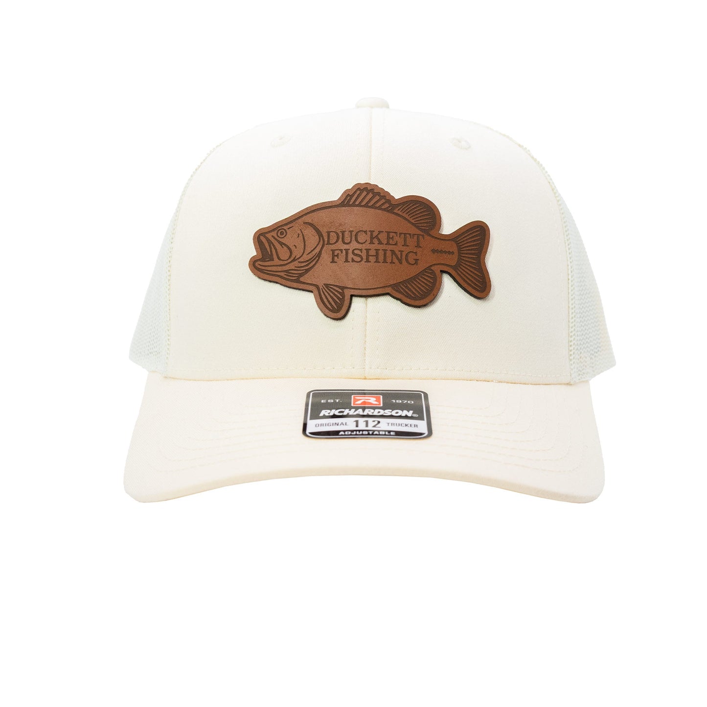 Duckett Bass Leather Patch Hat - Richardson 112