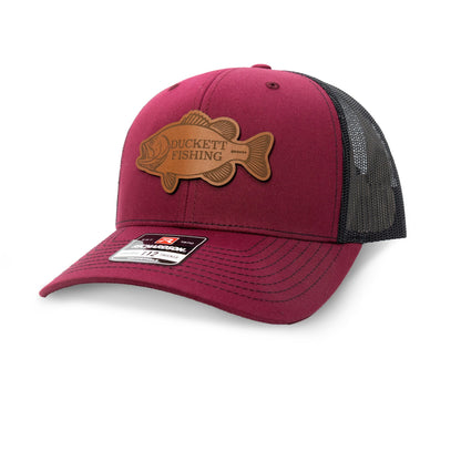 Duckett Bass Leather Patch Hat - Richardson 112