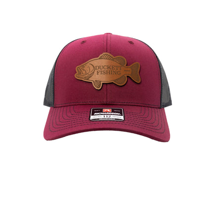 Duckett Bass Leather Patch Hat - Richardson 112