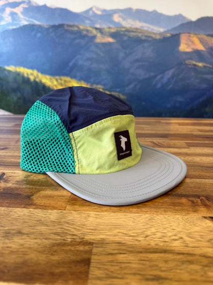 5-panel Multicolor Mesh Camper Hats - Goat (Timpanogos)