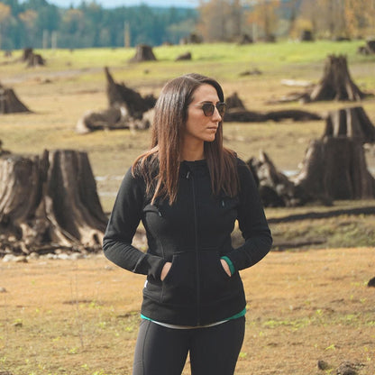 Minus33 Expedition - Women's Brushed Wool Hoodie Kodiak Fleece