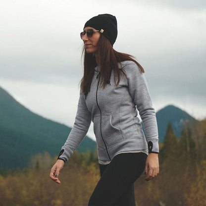 Minus33 Expedition - Women's Brushed Wool Hoodie Kodiak Fleece