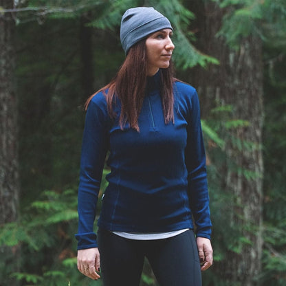 Minus33 Midweight - Sequoia Women's 1/4 Zip 100% Merino Wool