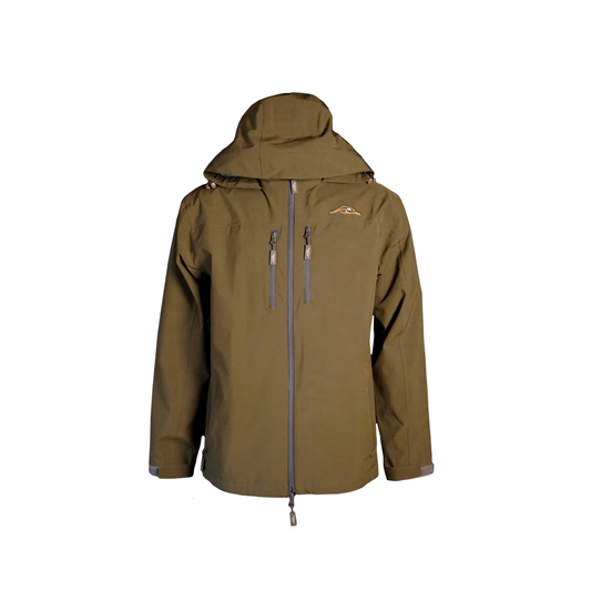 AF Waterfowl - Dark Brown Lightweight Rain Jacket