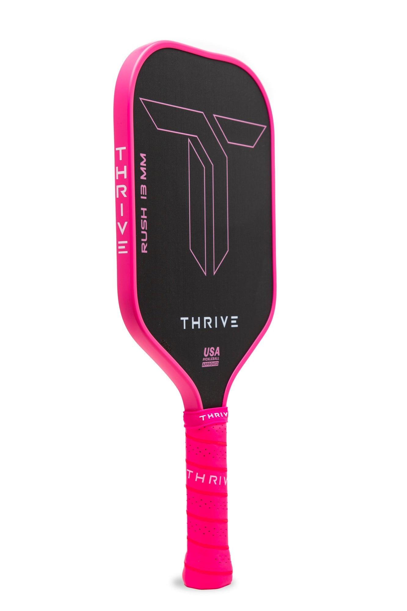 Thrive RUSH 13 (PINK)  Includes custom weight card, paddle cover, paddle eraser, and lead weights.