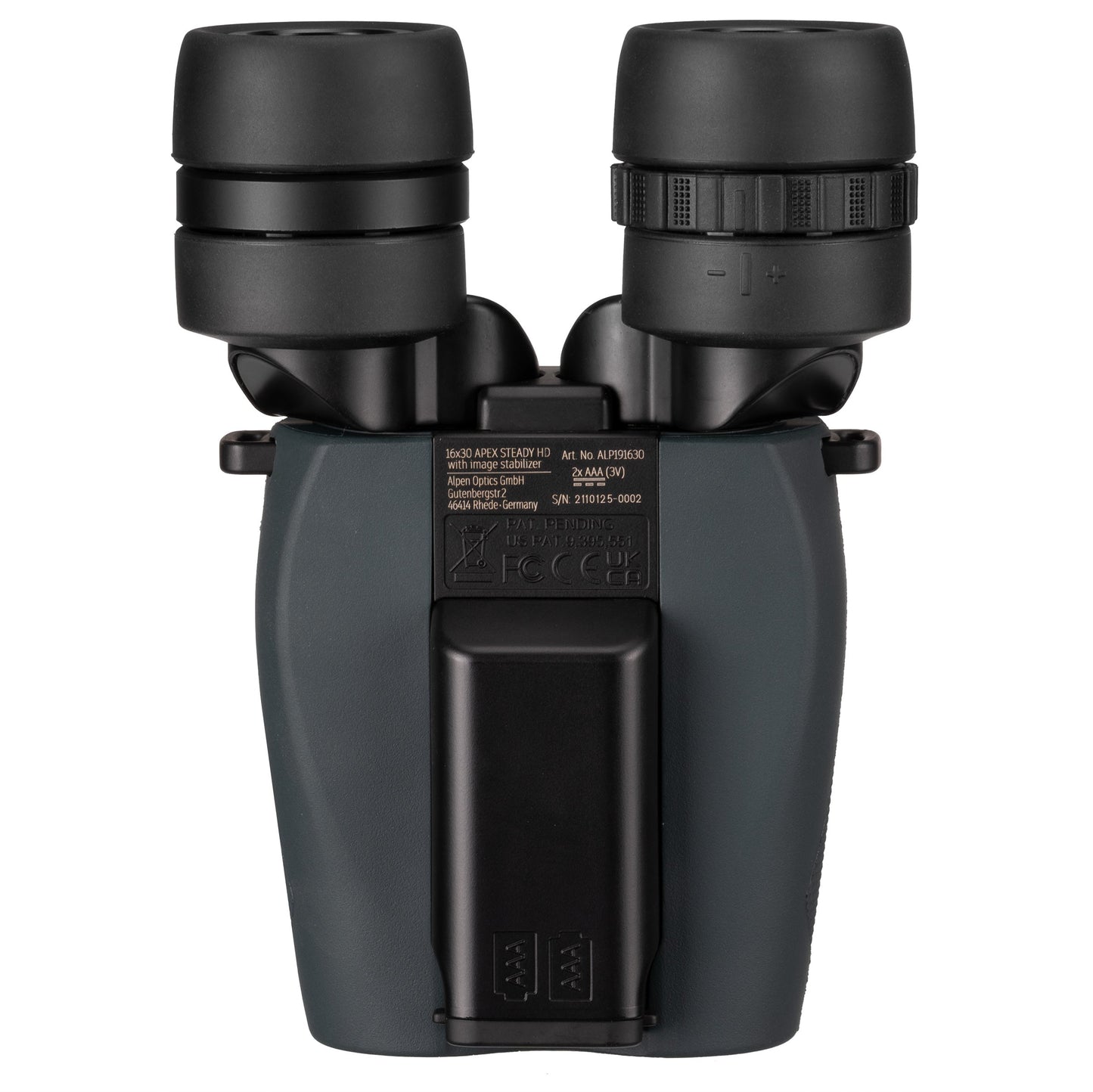 Explore Scientific Apex Steady 16x30 HD Binoculars with Image Stabilization