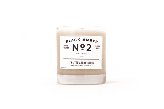 Twisted Arrow Goods Black Amber No.2 Soy Candle