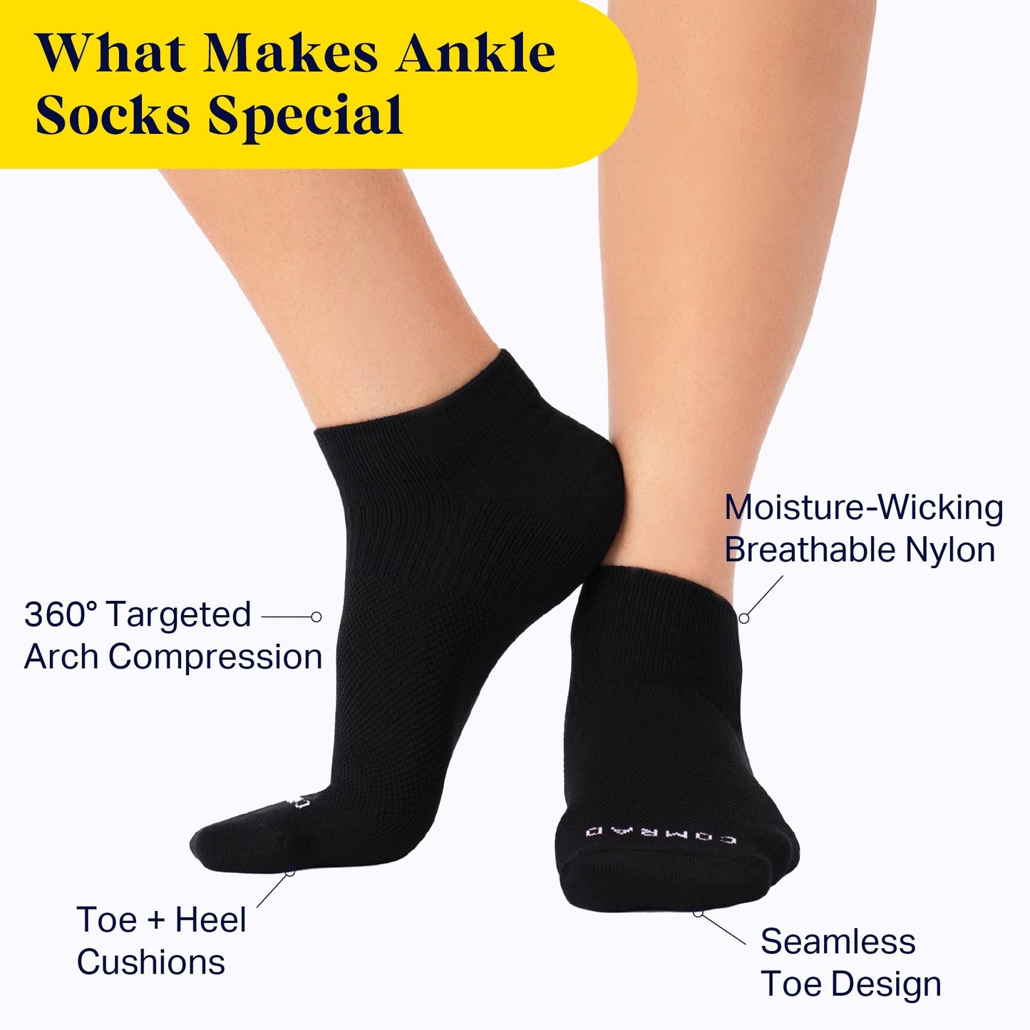 Comrad Ankle Compression Socks