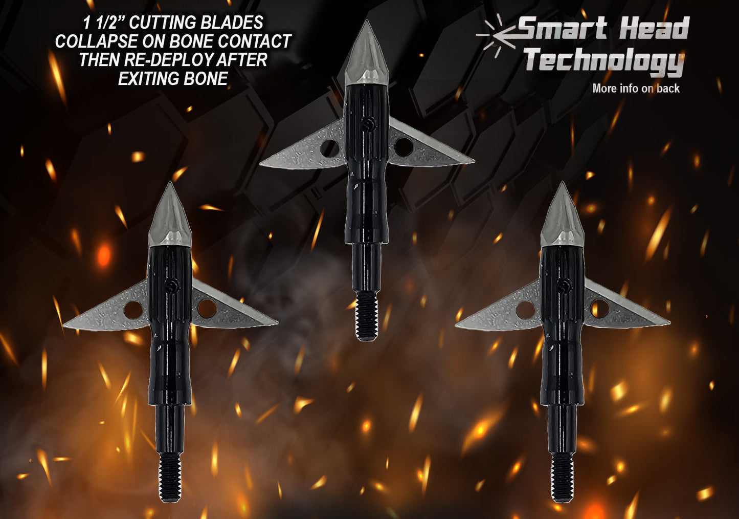 KILLZ APOLLO 100 GRAIN BROADHEADS (3 PACK)(FORMERLY HERA)