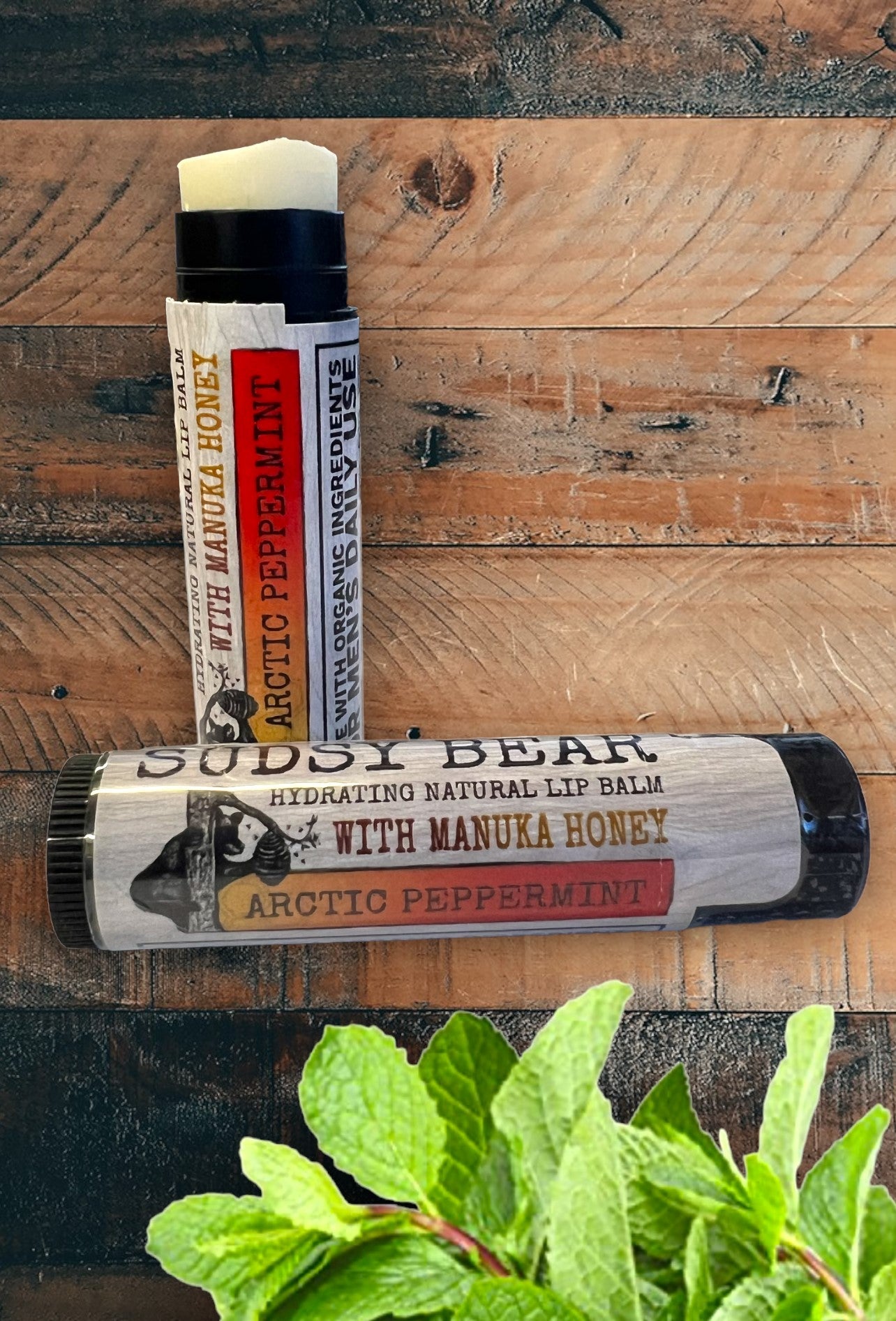 Sudsy Bear  - Arctic Peppermint Organic Lip Balm