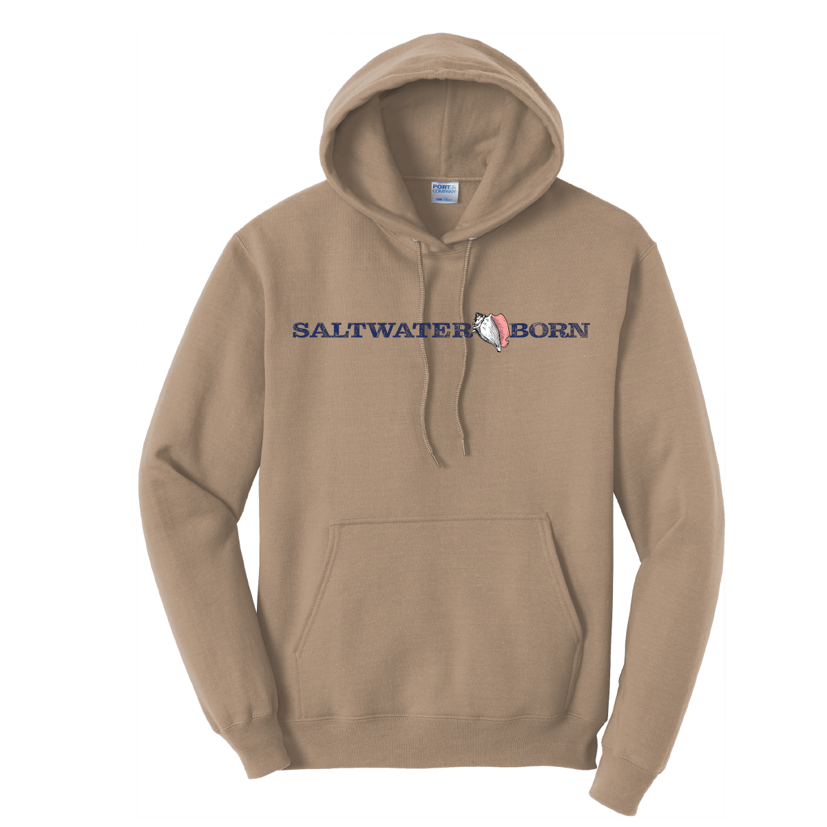 Saltwater Born Blue Marlin Cotton Hoodie