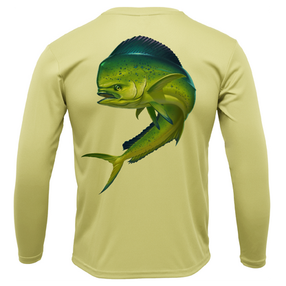 Saltwater Born Key West, FL Action Mahi Long Sleeve UPF 50+ Dry-Fit Shirt