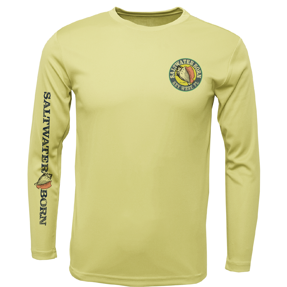 Saltwater Born Key West, FL Action Mahi Long Sleeve UPF 50+ Dry-Fit Shirt