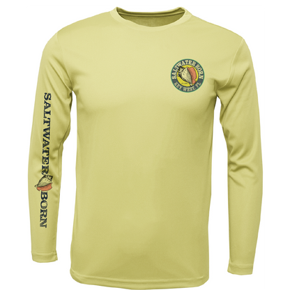 Saltwater Born Key West, FL Action Mahi Long Sleeve UPF 50+ Dry-Fit Shirt