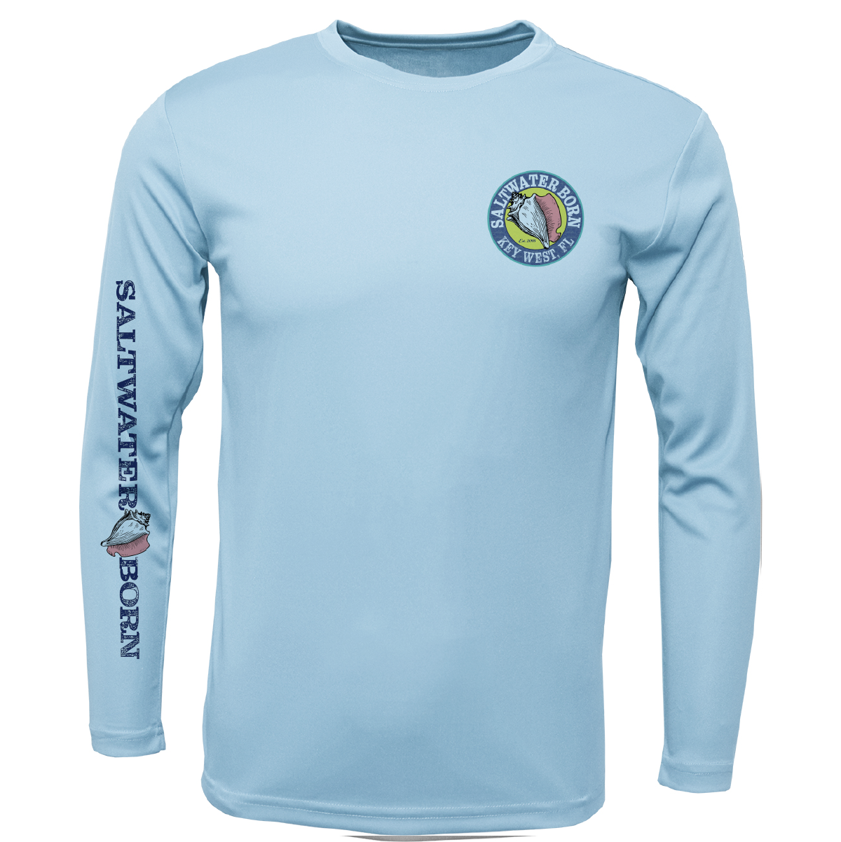 Saltwater Born Key West, FL Action Mahi Long Sleeve UPF 50+ Dry-Fit Shirt