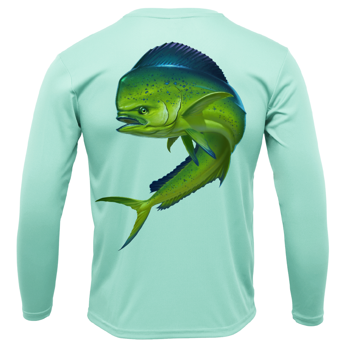 Saltwater Born Key West, FL Action Mahi Long Sleeve UPF 50+ Dry-Fit Shirt