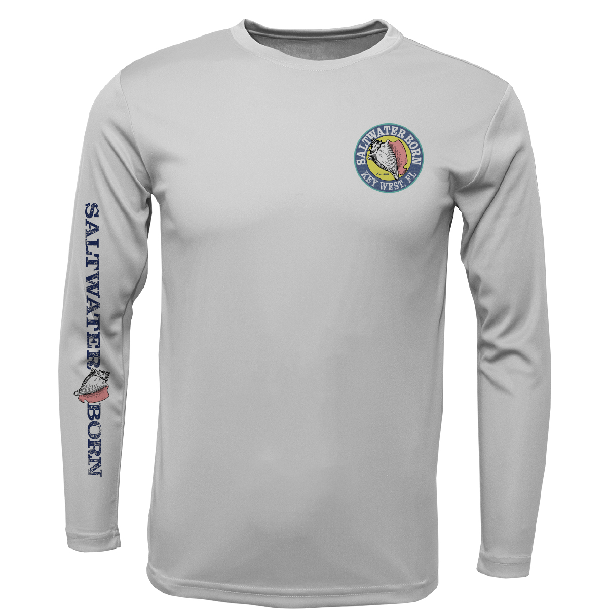 Saltwater Born Key West, FL Action Mahi Long Sleeve UPF 50+ Dry-Fit Shirt