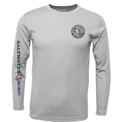 Saltwater Born Key West, FL Action Mahi Long Sleeve UPF 50+ Dry-Fit Shirt