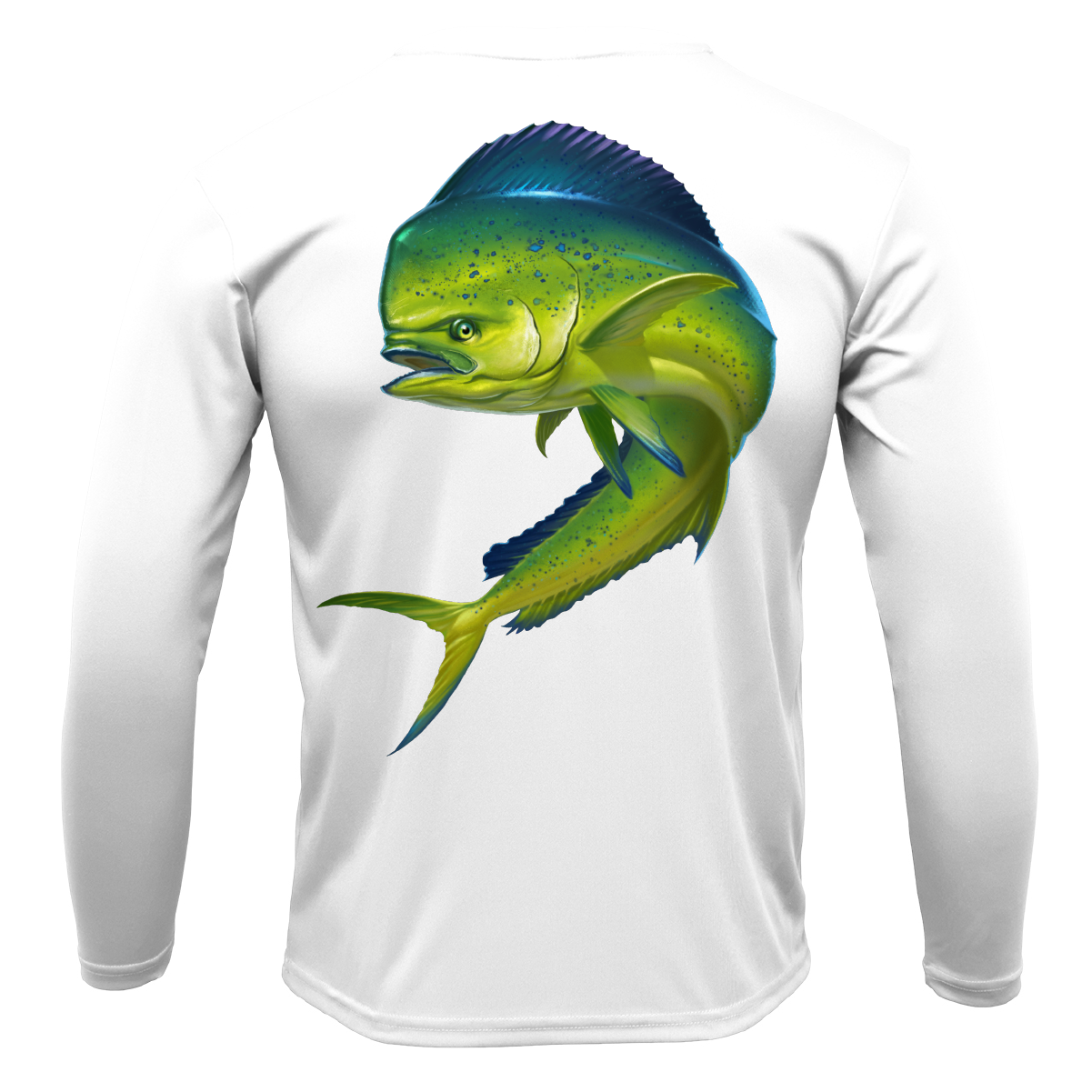Saltwater Born Key West, FL Action Mahi Long Sleeve UPF 50+ Dry-Fit Shirt