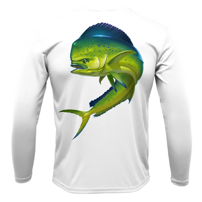 Saltwater Born Key West, FL Action Mahi Long Sleeve UPF 50+ Dry-Fit Shirt