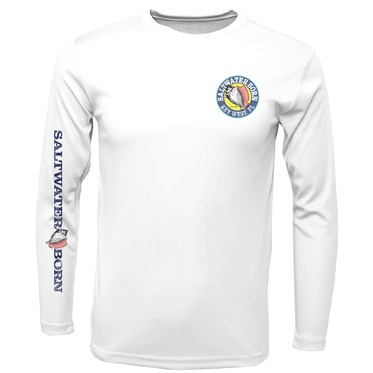 Saltwater Born Key West, FL Action Mahi Long Sleeve UPF 50+ Dry-Fit Shirt