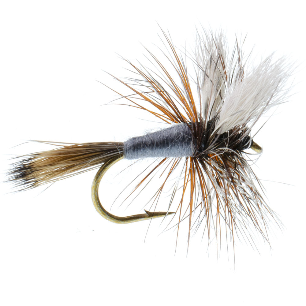 The Fly Fishing Place Adams Wulff Classic Dry Fly - 6 Flies - Hook Size 14