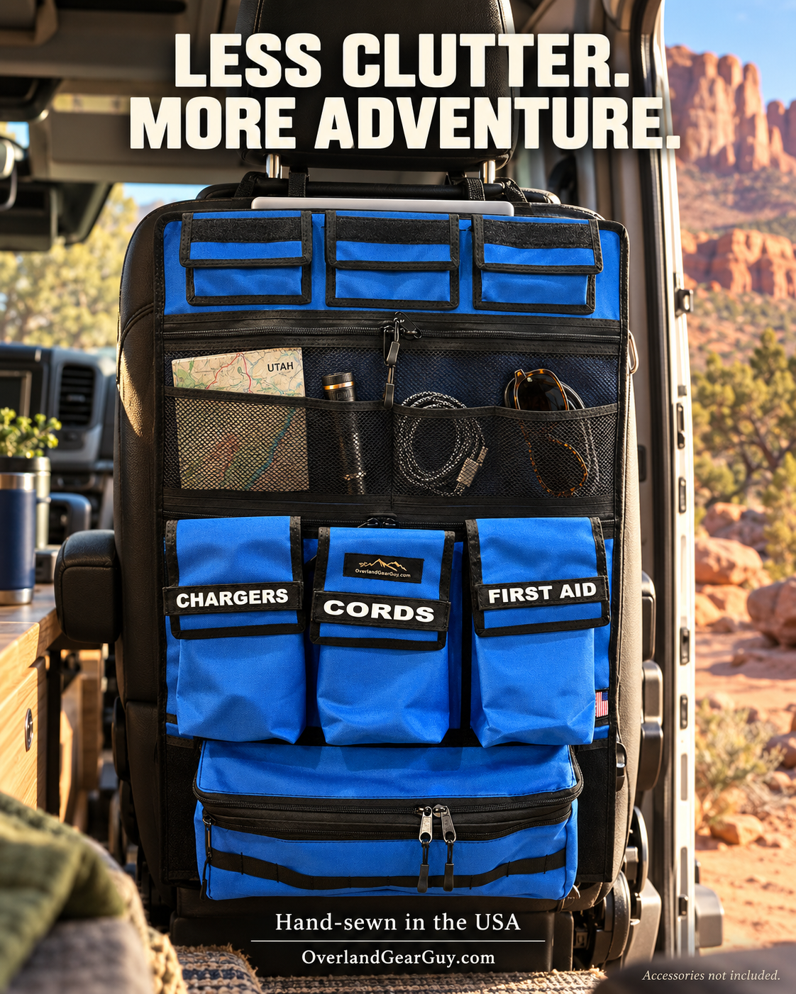 Overland Gear Guy Adventure Ready 3 Seat Organizer