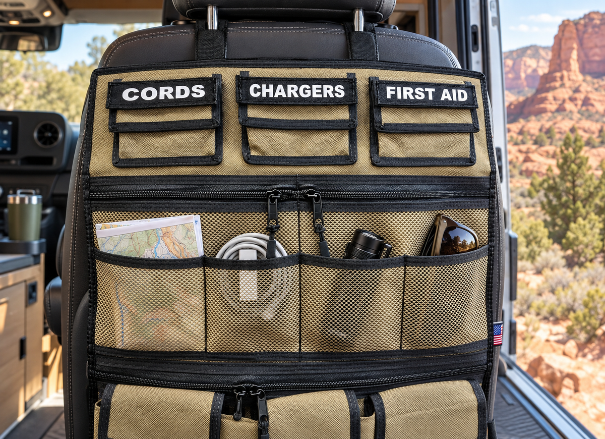 Overland Gear Guy Adventure Ready 3 Seat Organizer