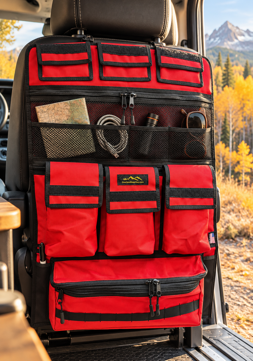 Overland Gear Guy Adventure Ready 3 Seat Organizer