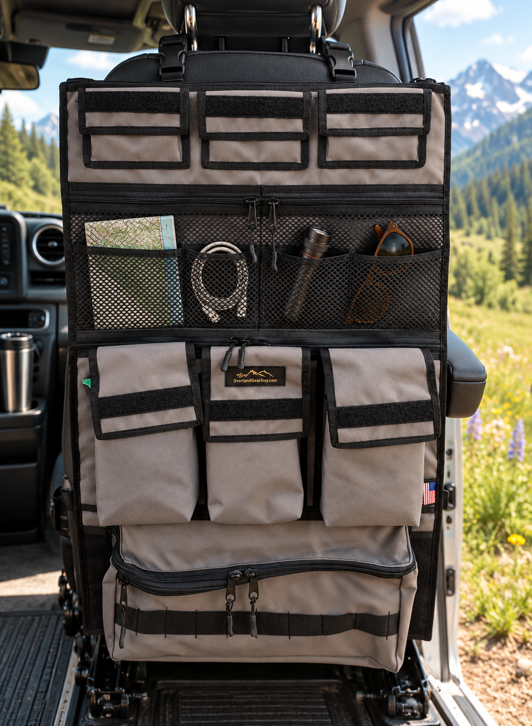 Overland Gear Guy Adventure Ready 3 Seat Organizer