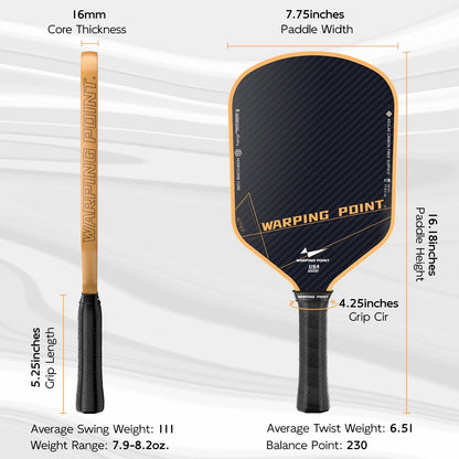 Warping Point Aether Pickleball Paddle - Hybrid