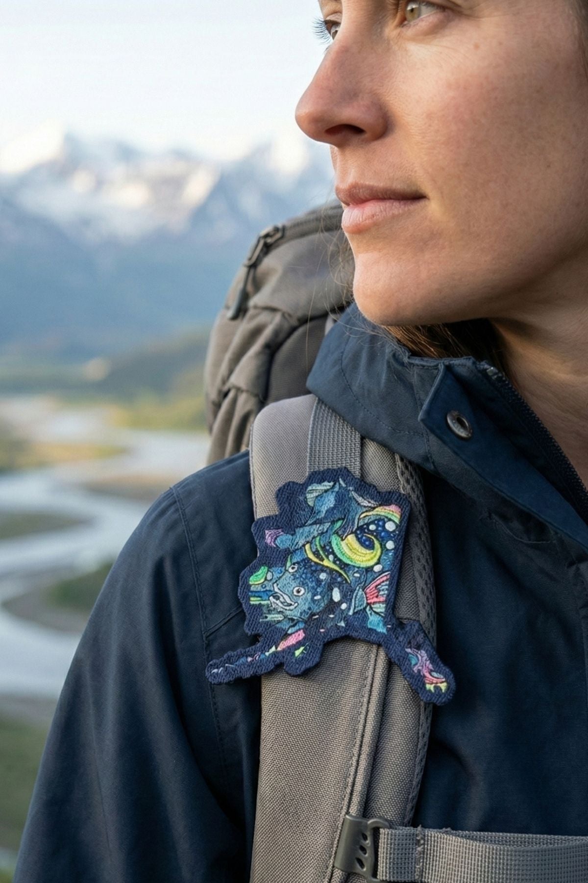FisheWear Alaskan HaliBorealis x NoSo Gear Patch