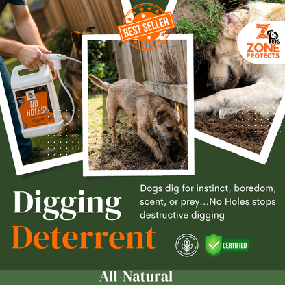 Zone Protects No Holes! Digging Prevention Concentrate/Gallon Trigger Sprayer