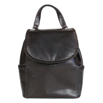 Concealed Carry Allie Leather Backpack by Lady Conceal