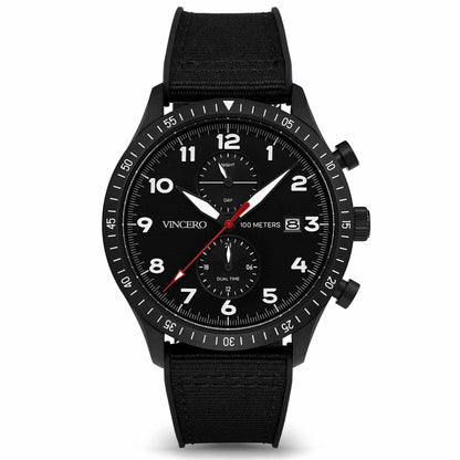 Vincero The Altitude - Matte Black/Red
