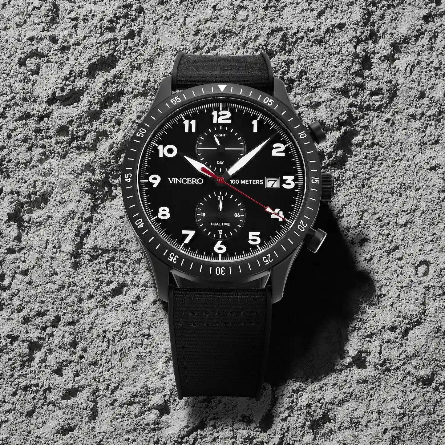 Vincero The Altitude - Matte Black/Red