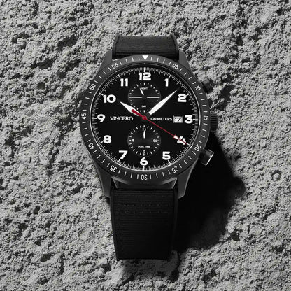 Vincero The Altitude - Matte Black/Red