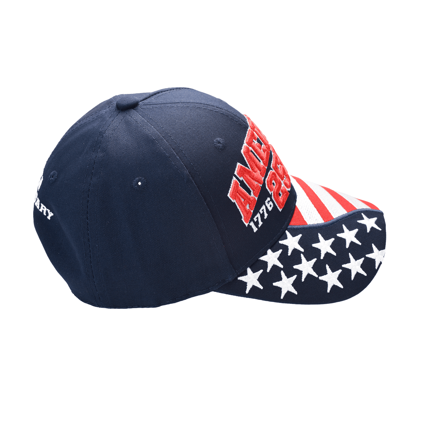 Steadfast American America 250th Anniversary Cap – American Flag Bill | Patriotic Cotton Twill Hat