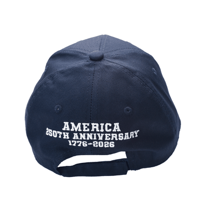 Steadfast American America 250th Anniversary Cap – American Flag Bill | Patriotic Cotton Twill Hat