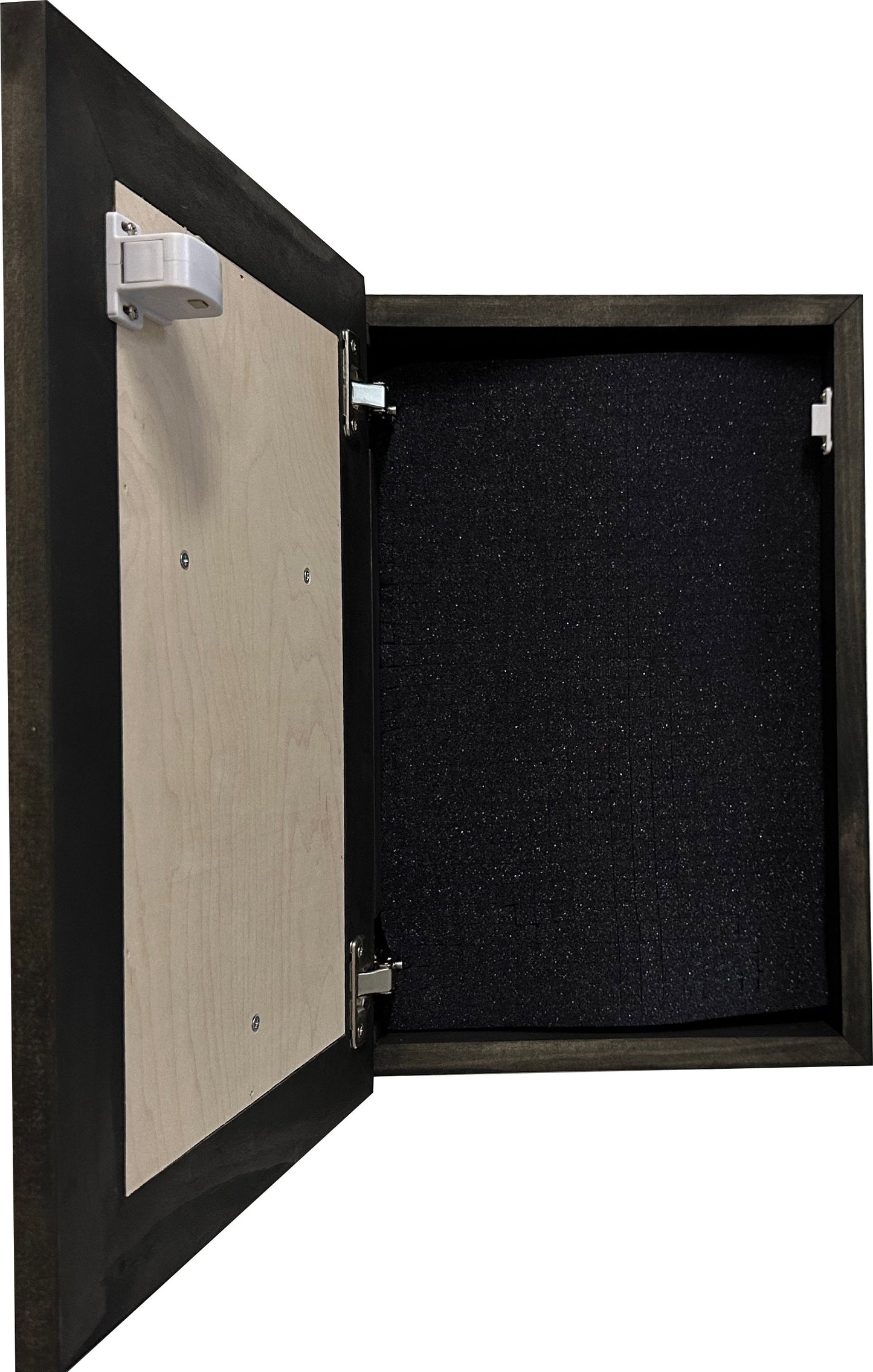 Bellewood Designs - American Flag Cross Decorative Wall-Mounted Secure Gun Cabinet
