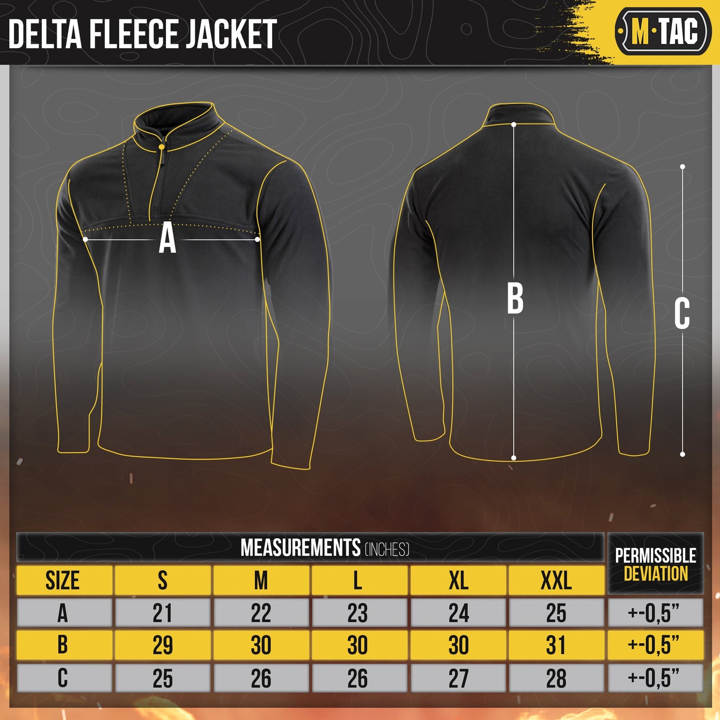 M - Tac Delta Fleece Jacket - Tactical Underwear Top Sweater 1/4 Zip - Angler's Pro Tackle & Outdoors