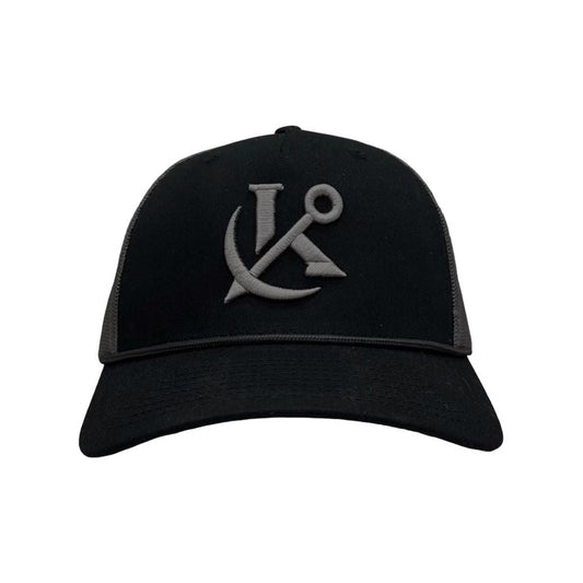 Keepers Only Co. Anchored Trucker Snapback - Black/Charcoal