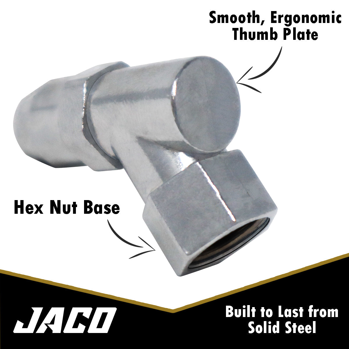 Jaco Advanced Angled Tire Air Chuck - 1/4" NPT (2 Pack)