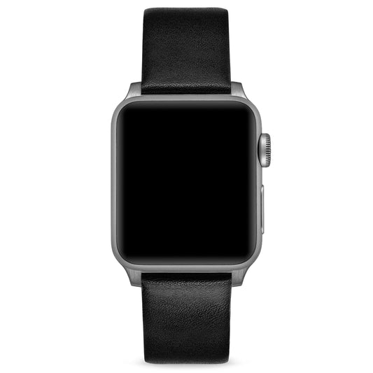 Vincero Apple Watch Leather Band - Graphite Hardware 45mm