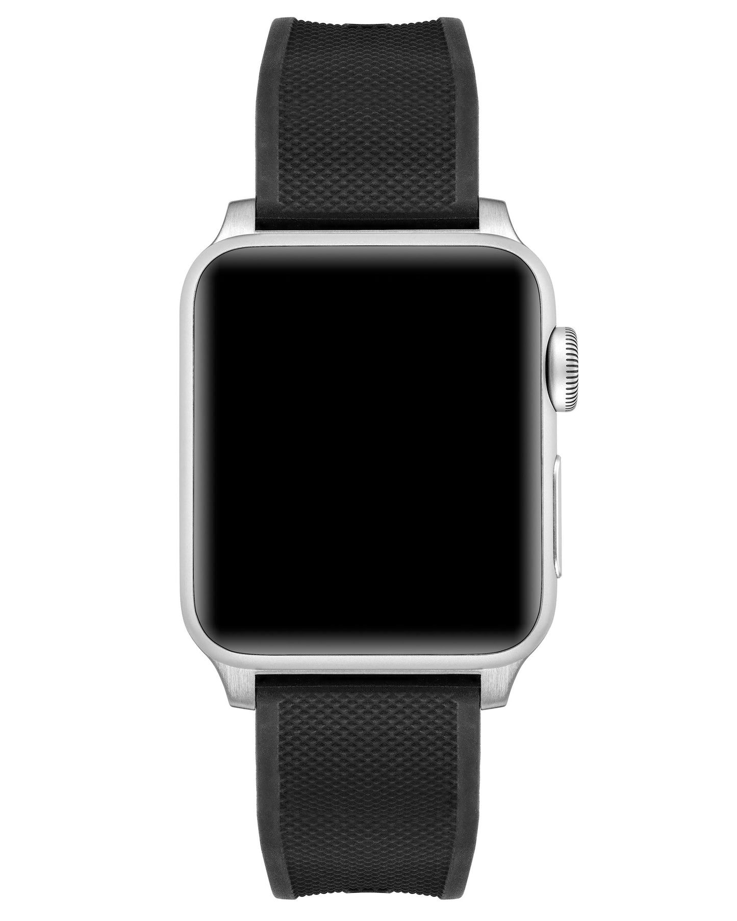 Vincero Apple Watch Silicone Band - Silver Hardware 45mm