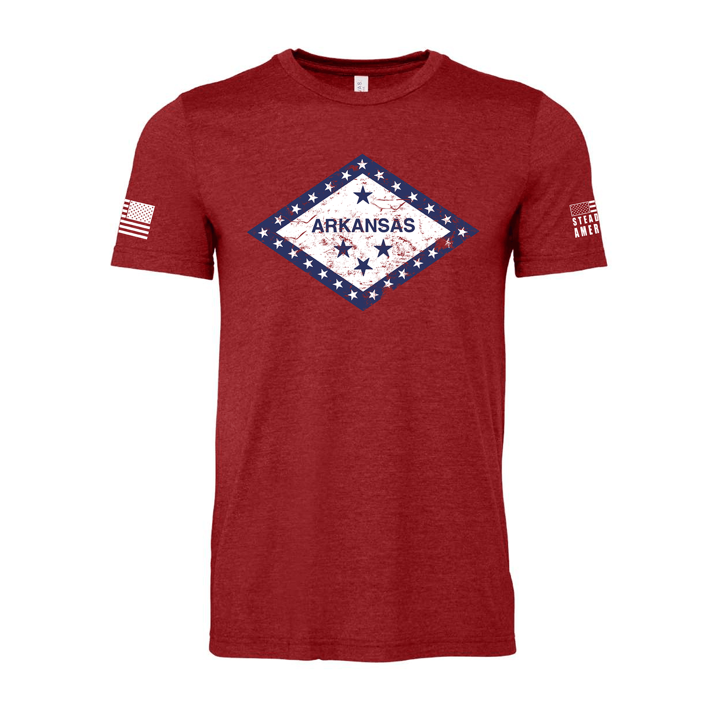 Steadfast American Arkansas Flag T-Shirt