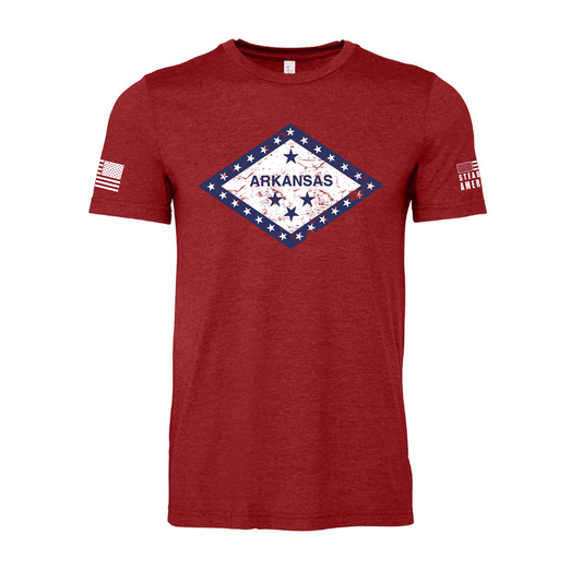 Steadfast American Arkansas Flag T-Shirt