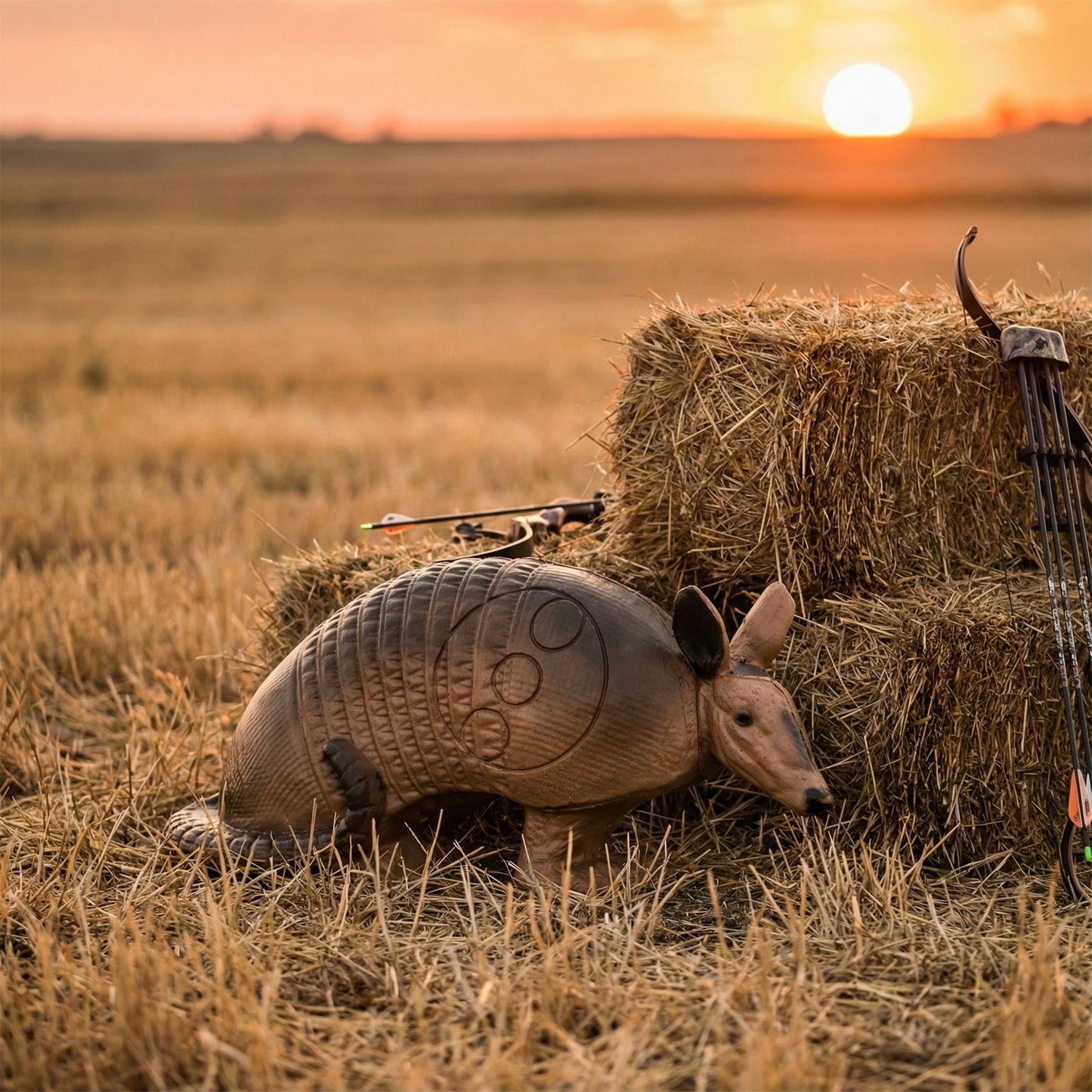 BIGshot Archery Pro Hunter Armadillo Archery Target with EZ Pull Foam